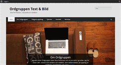 Desktop Screenshot of ordgruppen.se